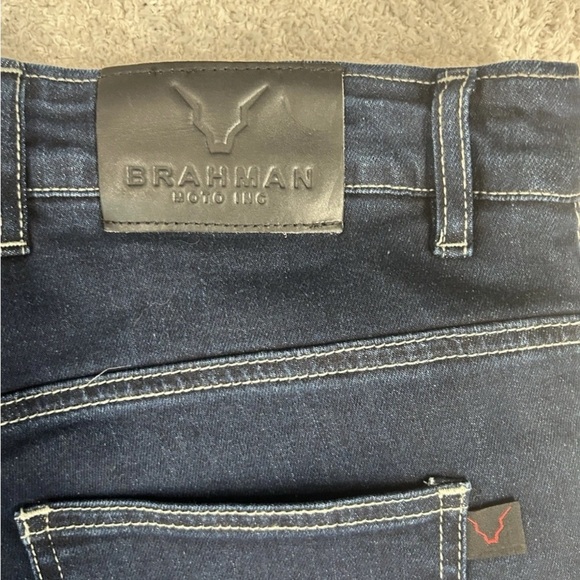 Brahman Men’s Jeans 38x32 Lined Motorcycle Jeans Padded Hip/ Knee Biker Core - Picture 4 of 7